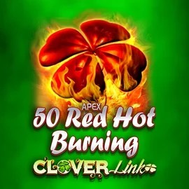 50 Red Hot Burning Clover Links logo – Slots by Novomatic at Mad Casino