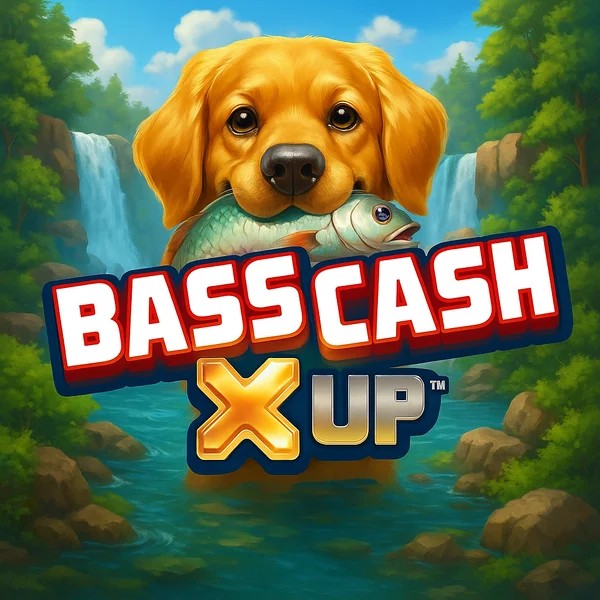 Bass Cash X UP logo by Alchemy Gaming at Mad CasinoBass Cash X UP
