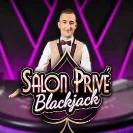 Blackjack Salon Privé online game logo by Ezugi on casinomad.eu