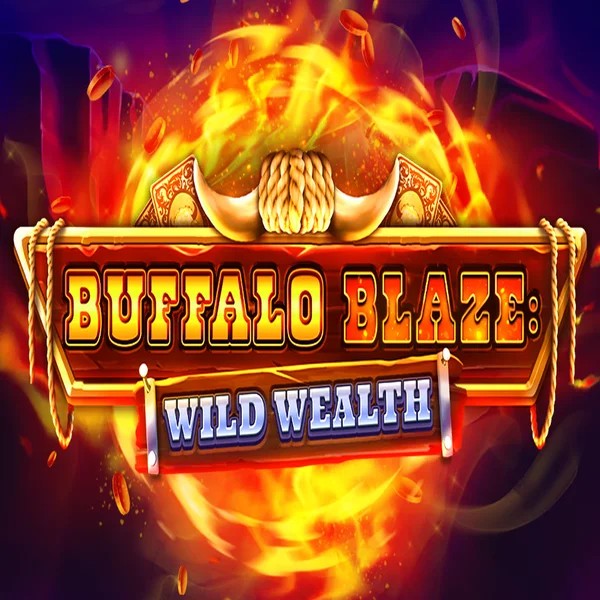 Logo of Buffalo Blaze Wild Wealth from OctoPlay at Mad Casino