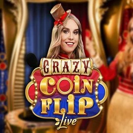 Crazy Coin Flip logo by Evolution at Mad CasinoCrazy Coin Flip