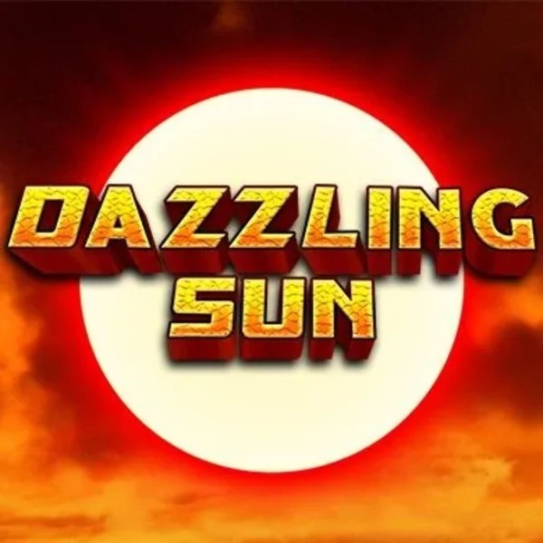 Dazzling Sun slot logo by Win Studios at Mad Casino