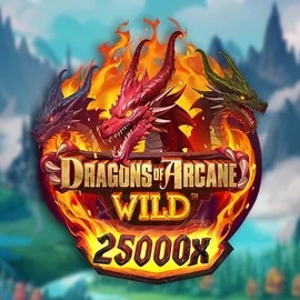Logo of Dragons of Arcane Wild from Foxium at Mad Casino