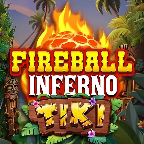 Fireball Inferno Tiki logo by NetEnt Mad Casino
