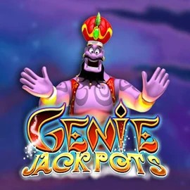 Official Jackpots logo: Genie Jackpots by Blueprint Gaming at Mad Casino