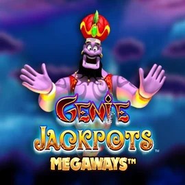Logo of Genie Jackpots Megaways from Blueprint Gaming at Mad Casino