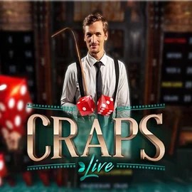 Live Craps logo – Live Casino by Evolution at Mad Casino