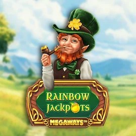 Rainbow Jackpots Megaways by Red Tiger Gaming, showcased at casinomad.eu – game logo