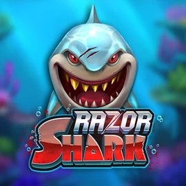 Razor Shark slot logo by Push Gaming at Mad CasinoRazor Shark
