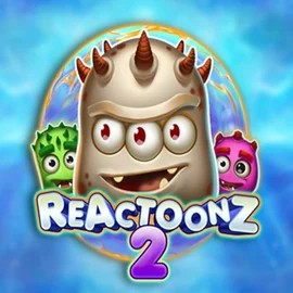 Reactoonz 2 by Play'n GO, showcased at casinomad.eu – game logo