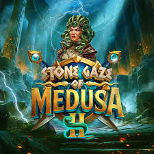 Stone Gaze of Medusa 2 slot logo by Stakelogic at Mad Casino
