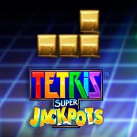 Tetris Super Jackpots slot logo by WMS at Mad Casino