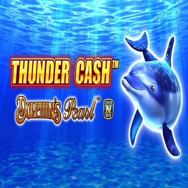 Official Slots logo: Thunder Cash Dolphins Pearl by Novomatic at Mad Casino
