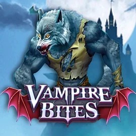 Vampire Bites online game logo by Amusnet Interactive on casinomad.eu